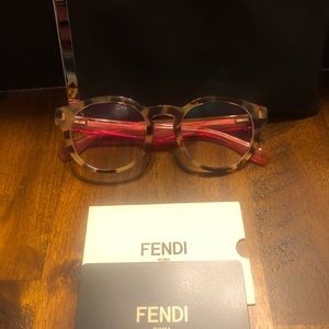 Fendi Mens or Women’s round Tokyo Tortoise glasses